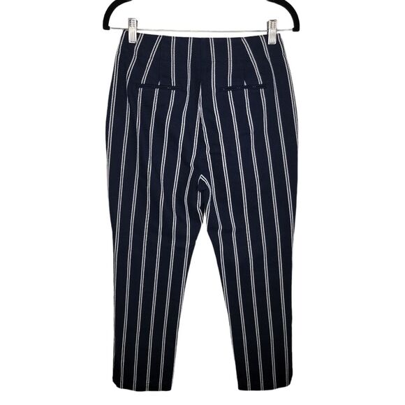 J. Crew high rise striped cropped pants size 2 - Picture 2 of 5
